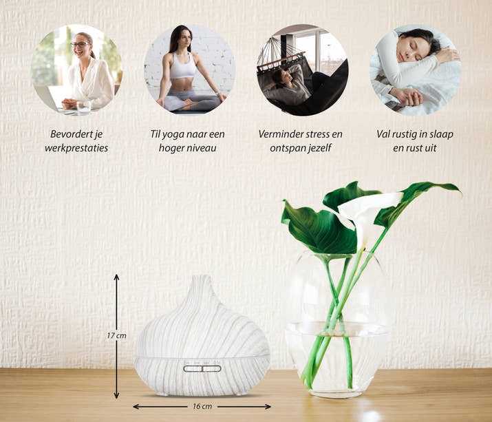 Essential Pro - White Wood - Aroma Diffuser